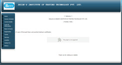 Desktop Screenshot of bittndt.com